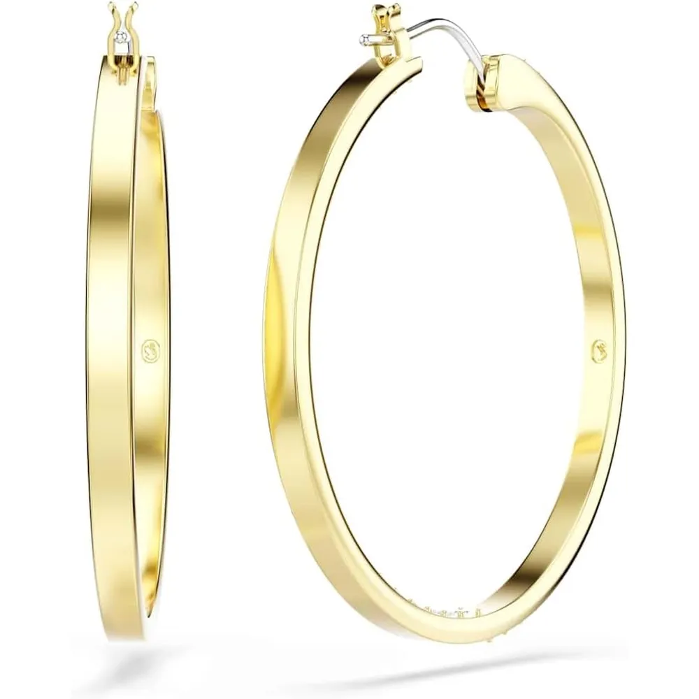 SWAROVSKI ARETES ARO PAVÉ CRISTALES ACABADO ORO PARA MUJER | DORADO