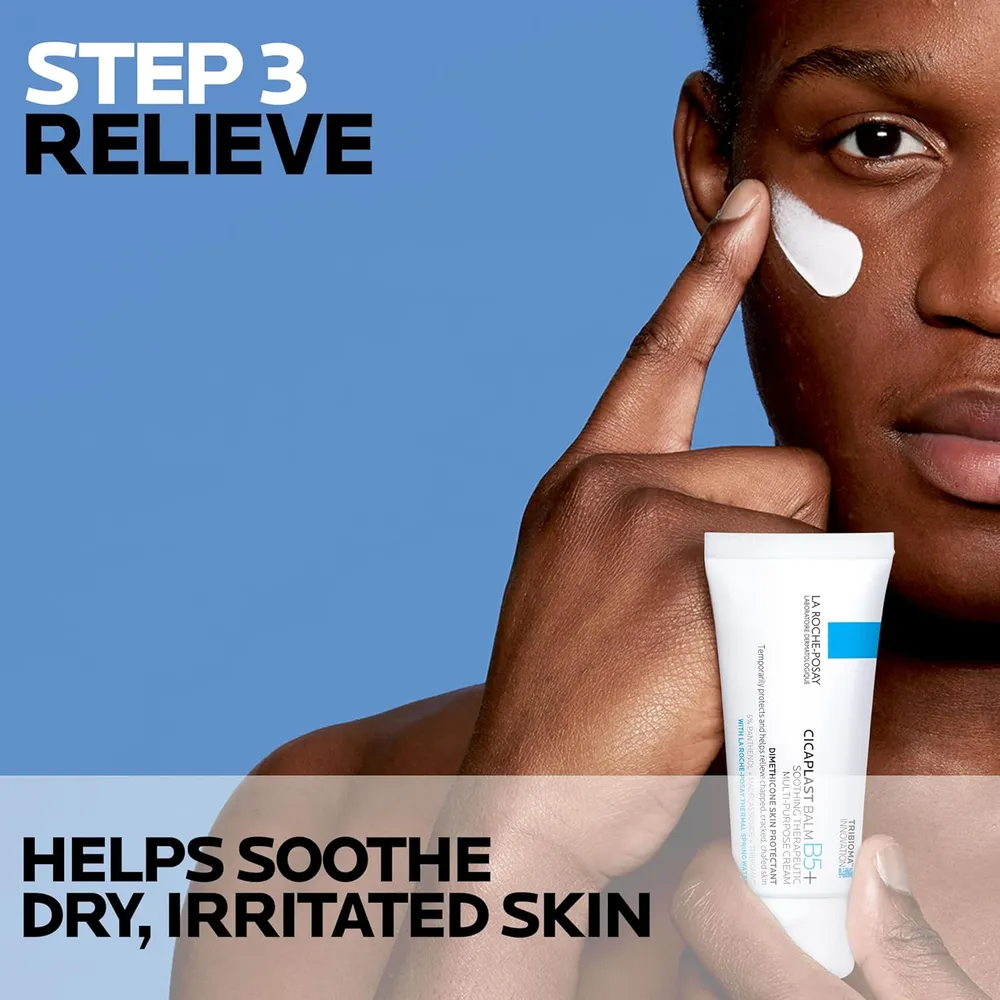 SET LA ROCHE-POSAY TOLERIANE LIMPIADOR 50 ML + DOUBLE REPAIR 40 ML + CICAPLAST B5 40 ML