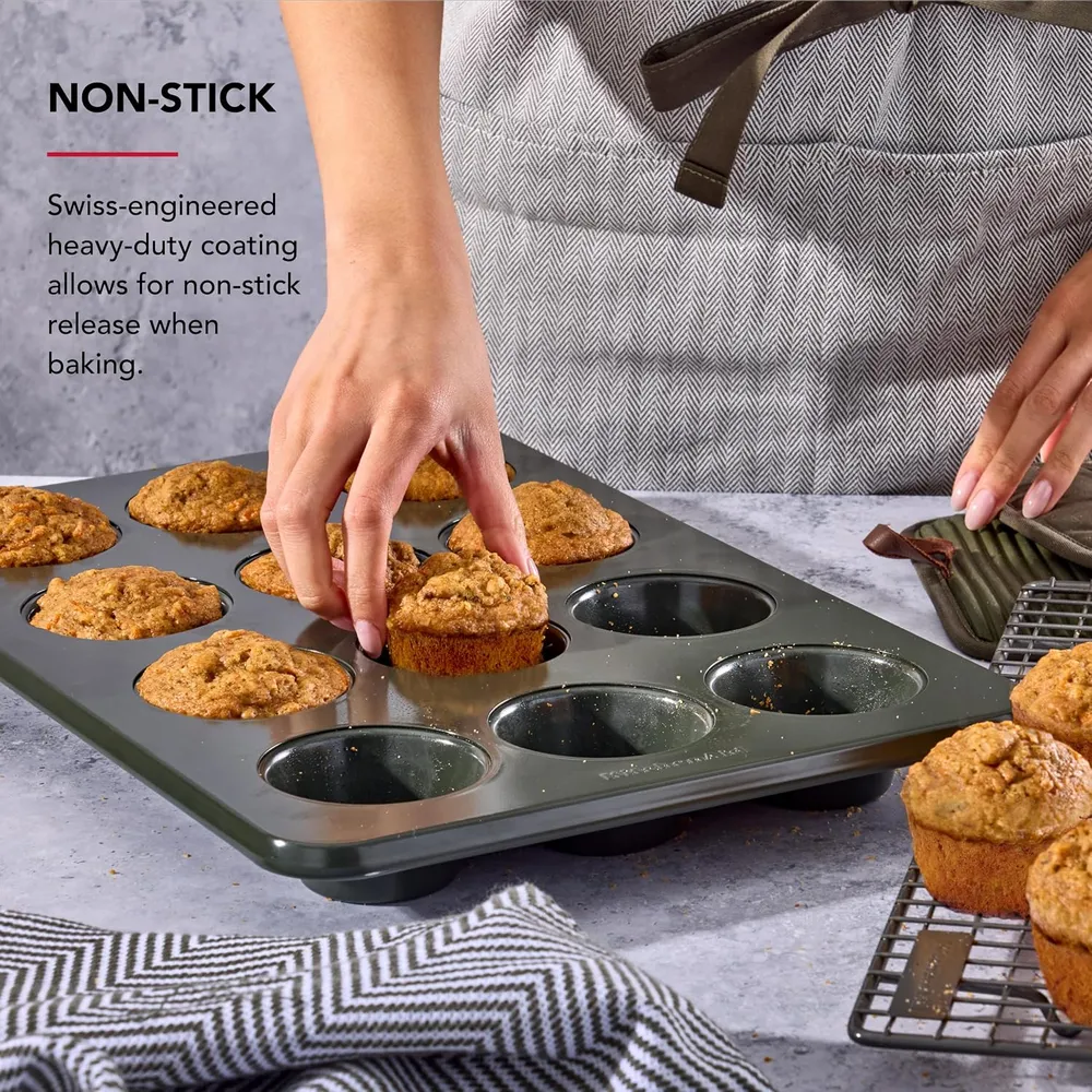 KitchenAid molde para muffins 12 tazas / 1.4 l, acero | Evergreen