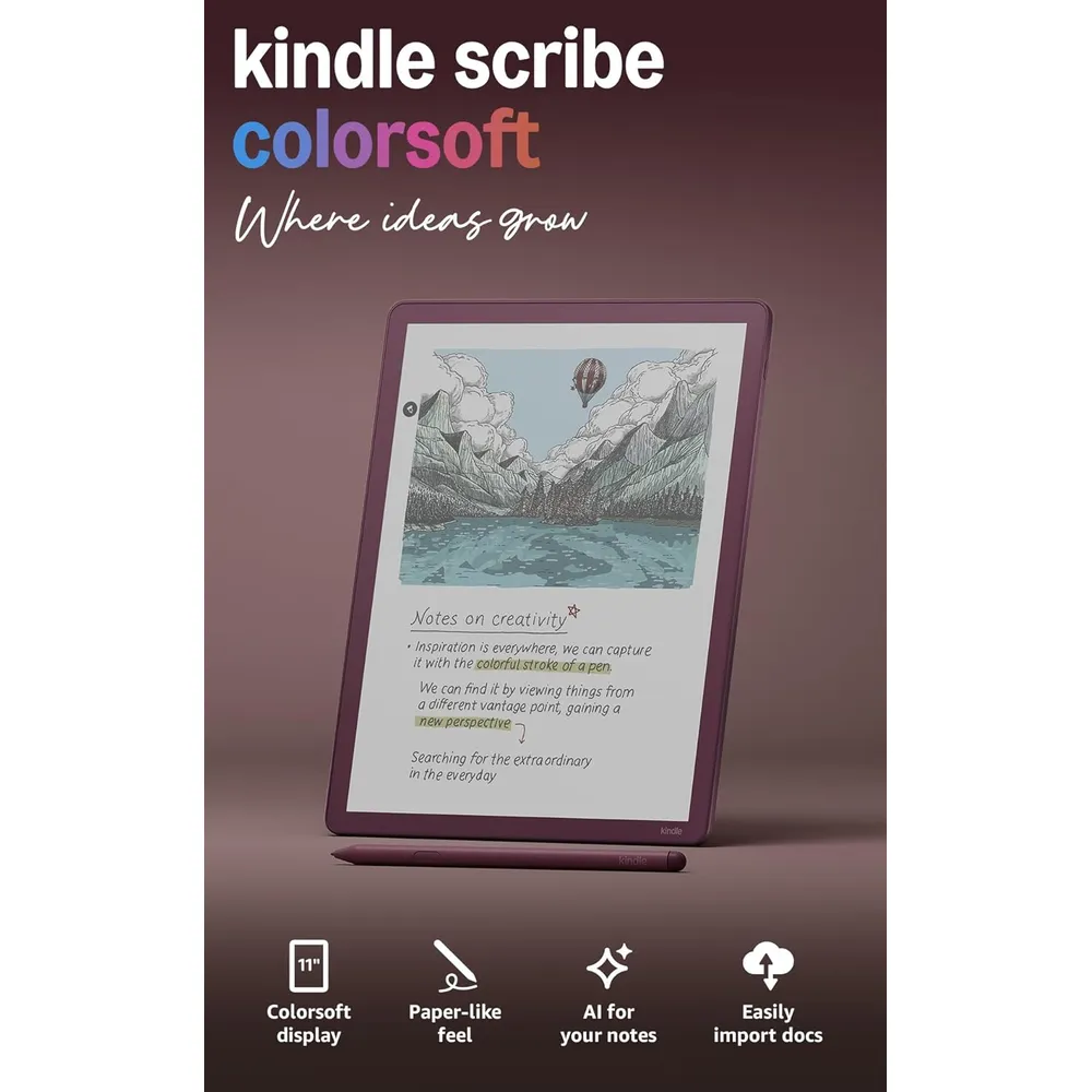 KINDLE E-READER AMAZON SCRIBE COLORSOFT 64GB