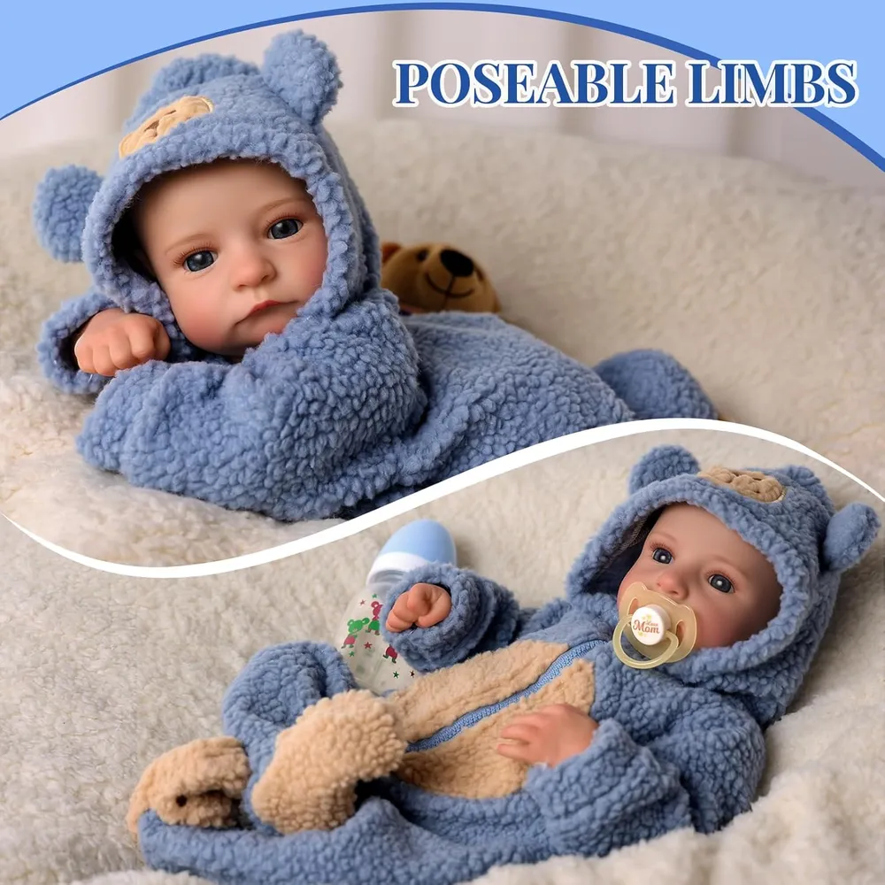 Babeside Muñeca Bebé Cuerpo Completo 17" / 43.2 cm