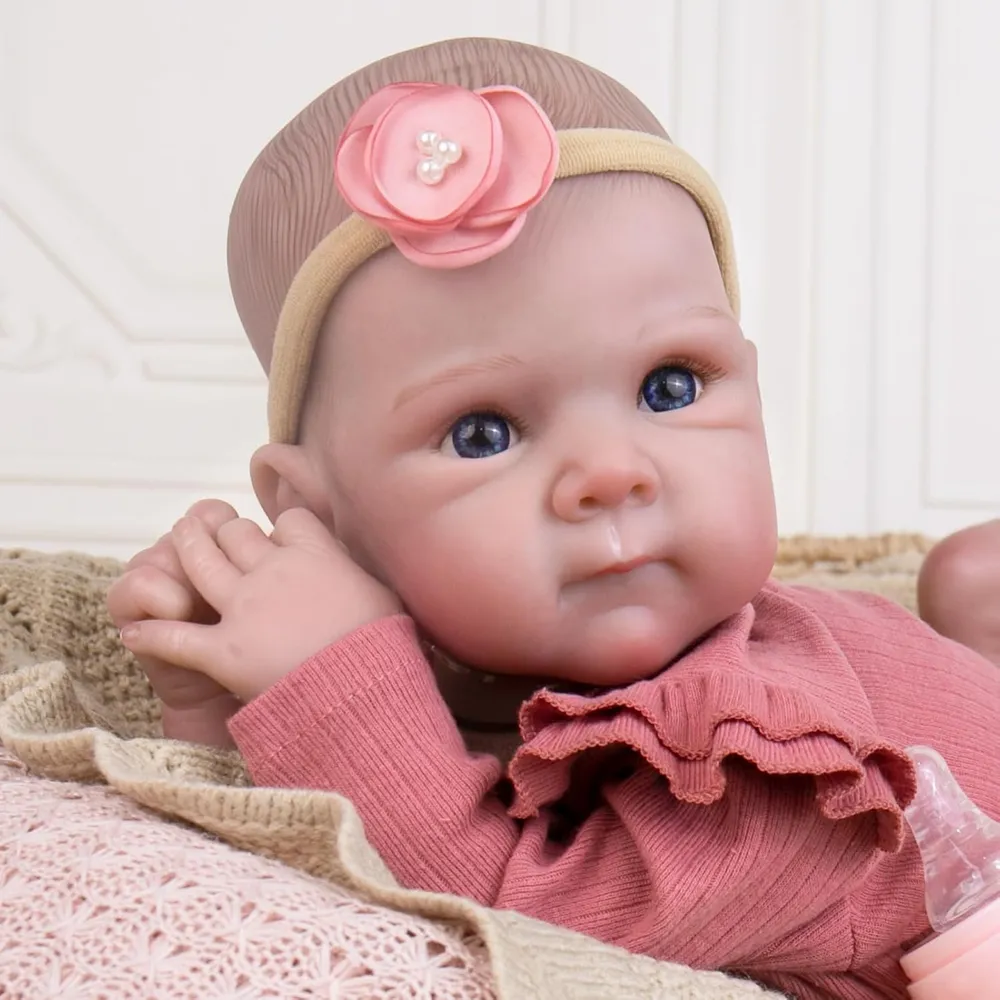 Aori Muñeca Bebé Realista 20" / 50.8 cm | Floral