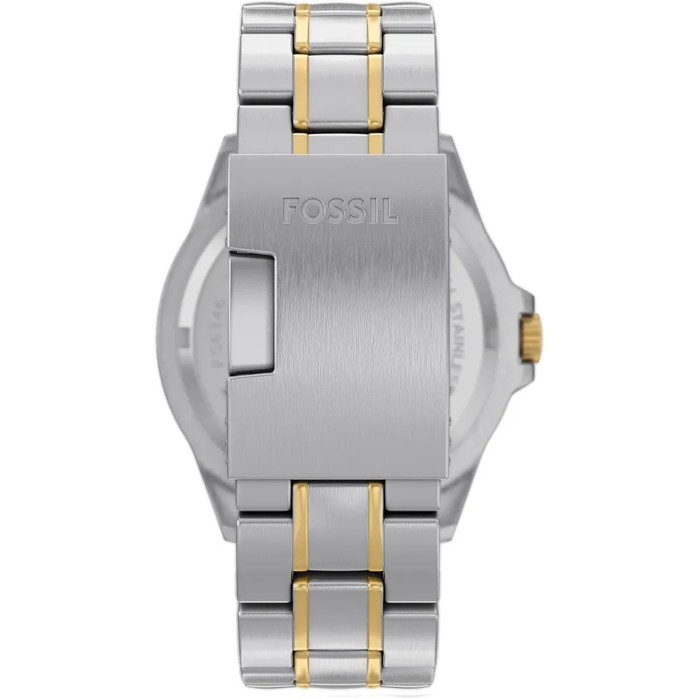 Fossil reloj multifunción Garrett para hombre | Plateado/ Azul
