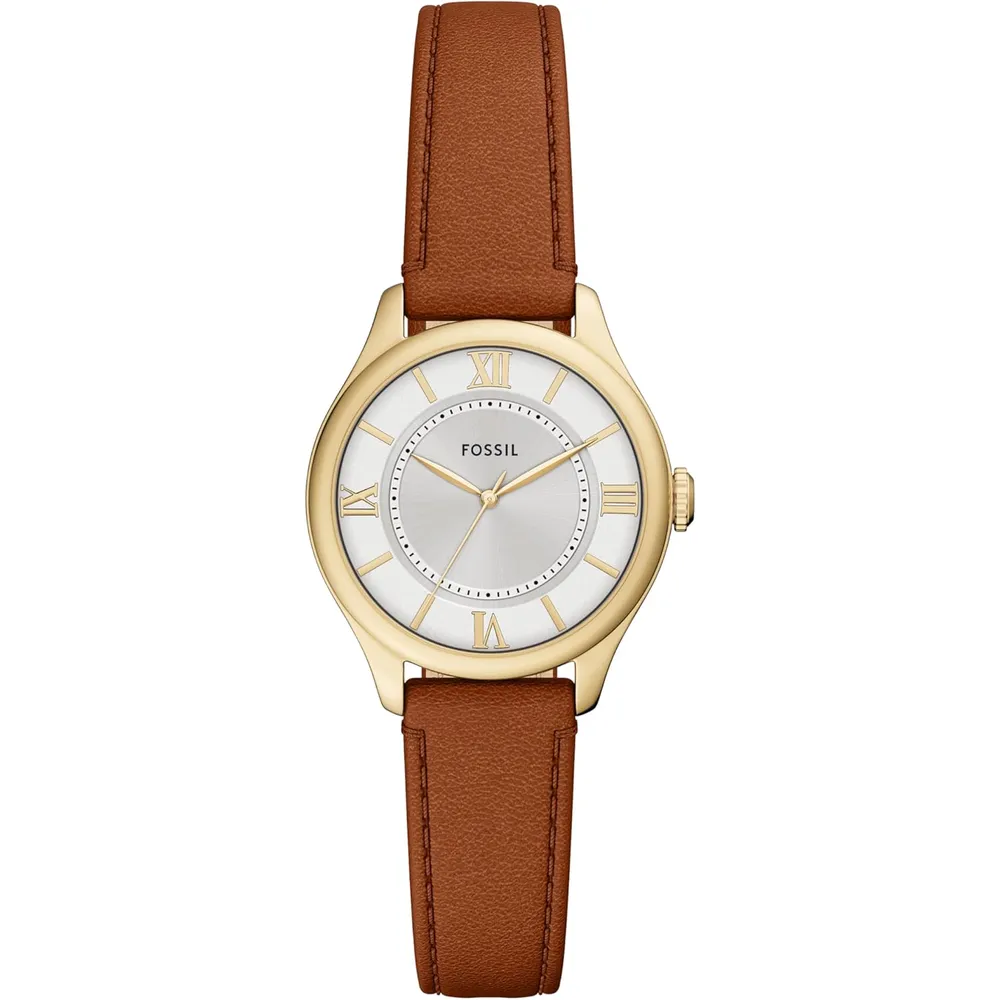 b0fcvc5kp6_0_webp.webp Fossil reloj de cuarzo Gilmore para mujer, acero inoxidable | Marrón/ Dorado