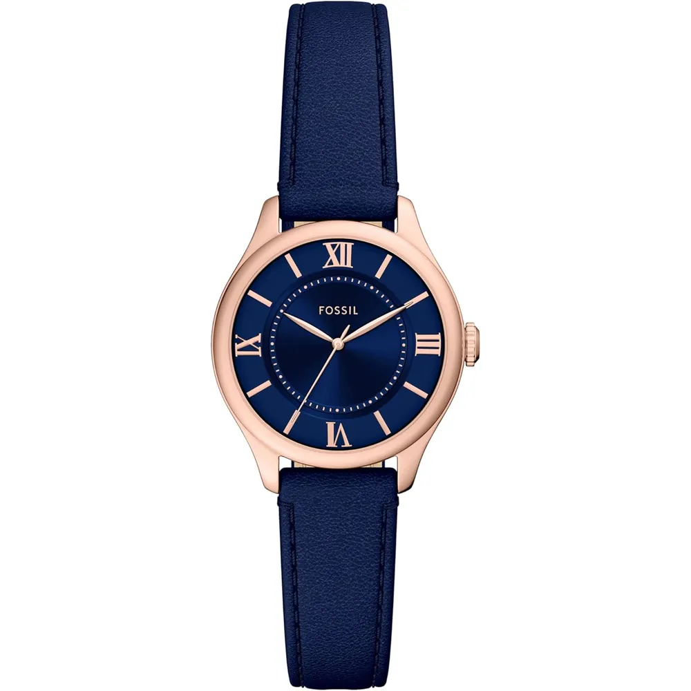 b0fcvj3xvx_0_webp.webp Fossil reloj de cuarzo Gilmore para mujer, acero inoxidable | Oro rosa/ Azul