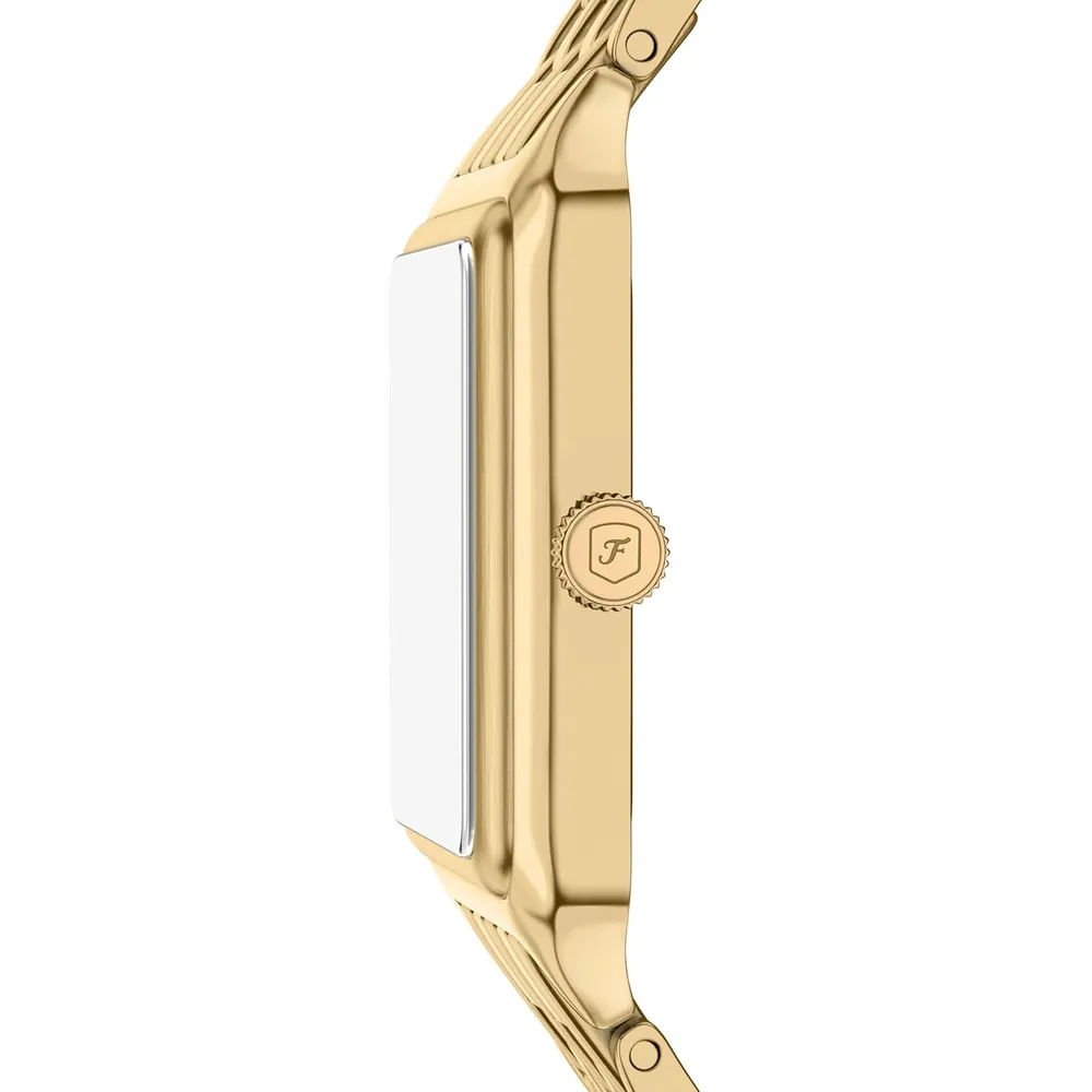 b0fcvkh4ts_2_webp.webp Fossil reloj de cuarzo Raquel para mujer, acero inoxidable | Oro/ Negro