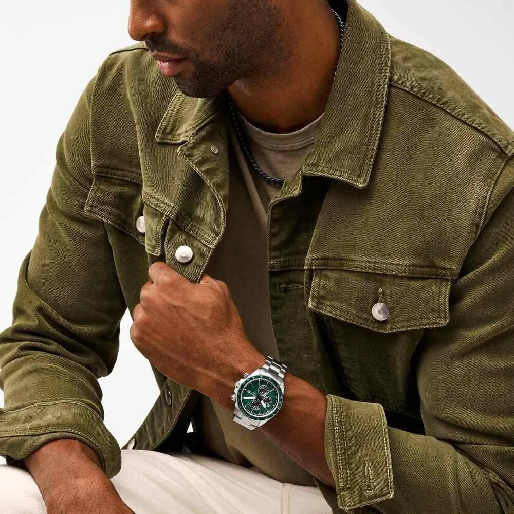 b0fcvkj8f2_1_webp.webp Fossil reloj multifunción para hombre, acero, Autocross | Plateado/ Verde