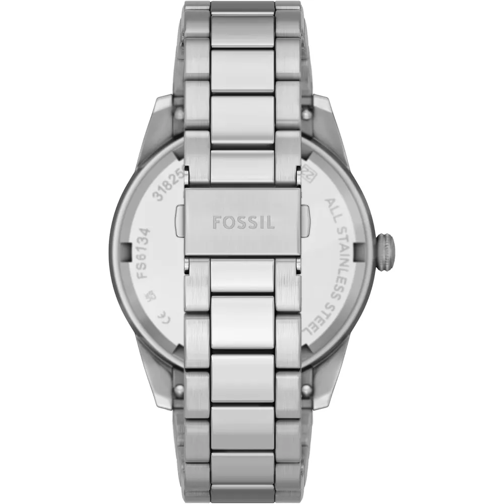 Fossil reloj multifunción Pearson para hombre | Plateado/ Azul