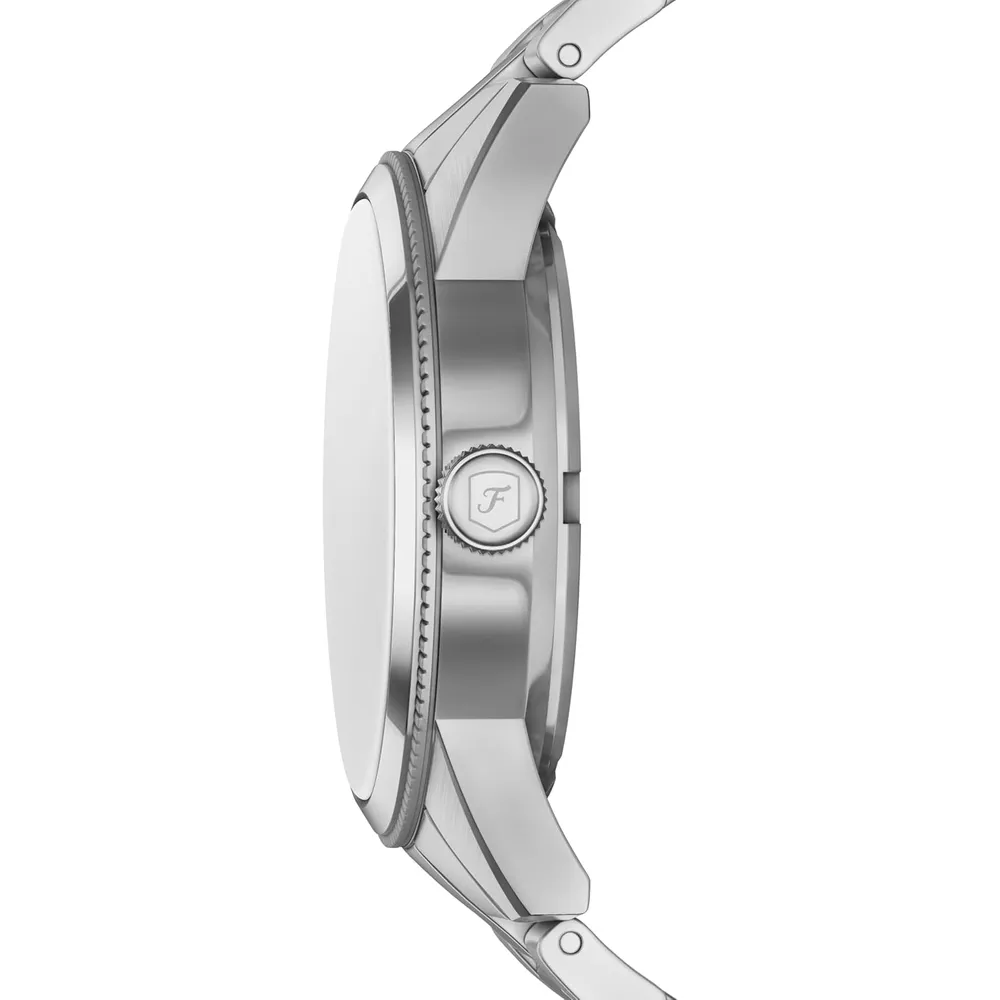 Fossil reloj multifunción Pearson para hombre | Plateado/ Azul