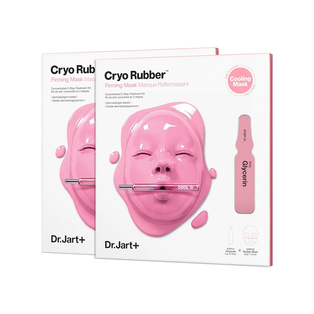 Dr. Jart+ Mascarilla Facial Refrescante de Caucho Criogénico pack 2 |  Firming Mask