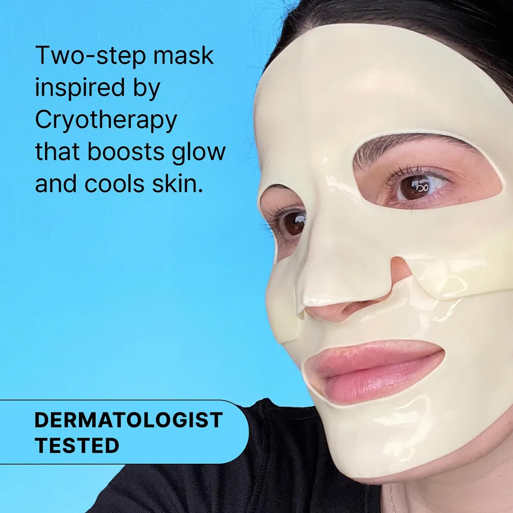 Dr. Jart+ Mascarilla Facial Refrescante de Caucho Criogénico pack 2 | Brightening Mask