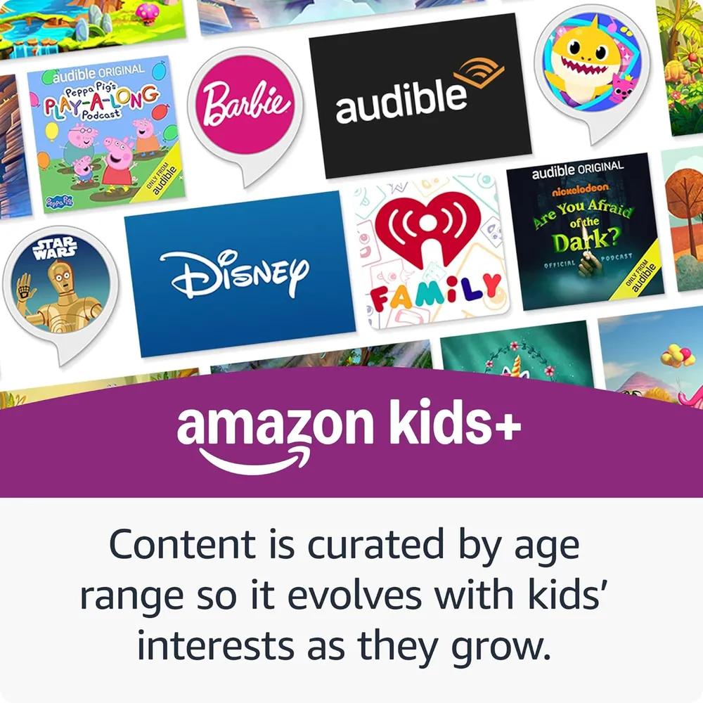 PARLANTE INTELIGENTE AMAZON ECHO DOT KIDS | ARCOÍRIS