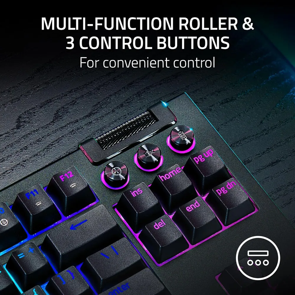 TECLADO INALÁMBRICO BLACKWIDOW V4 TKL HYPERSPEED RAZER | NEGRO
