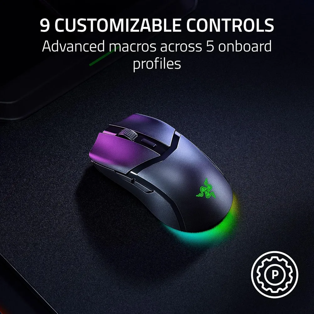 MOUSE INALÁMBRICO COBRA HYPERSPEED RAZER | NEGRO