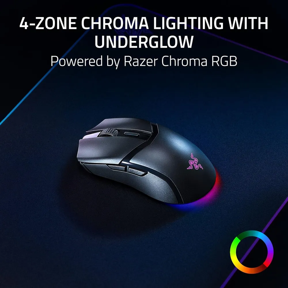 MOUSE INALÁMBRICO COBRA HYPERSPEED RAZER | NEGRO