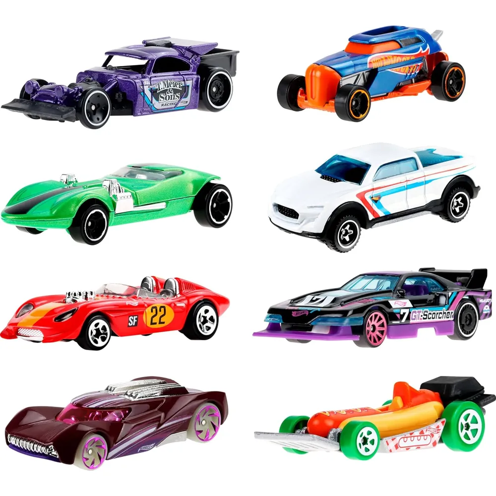 HOT WHEELS AUTO SET 8 PZS