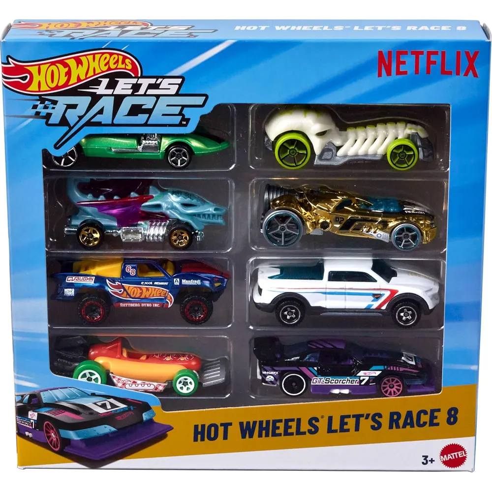 HOT WHEELS AUTO SET 8 PZS