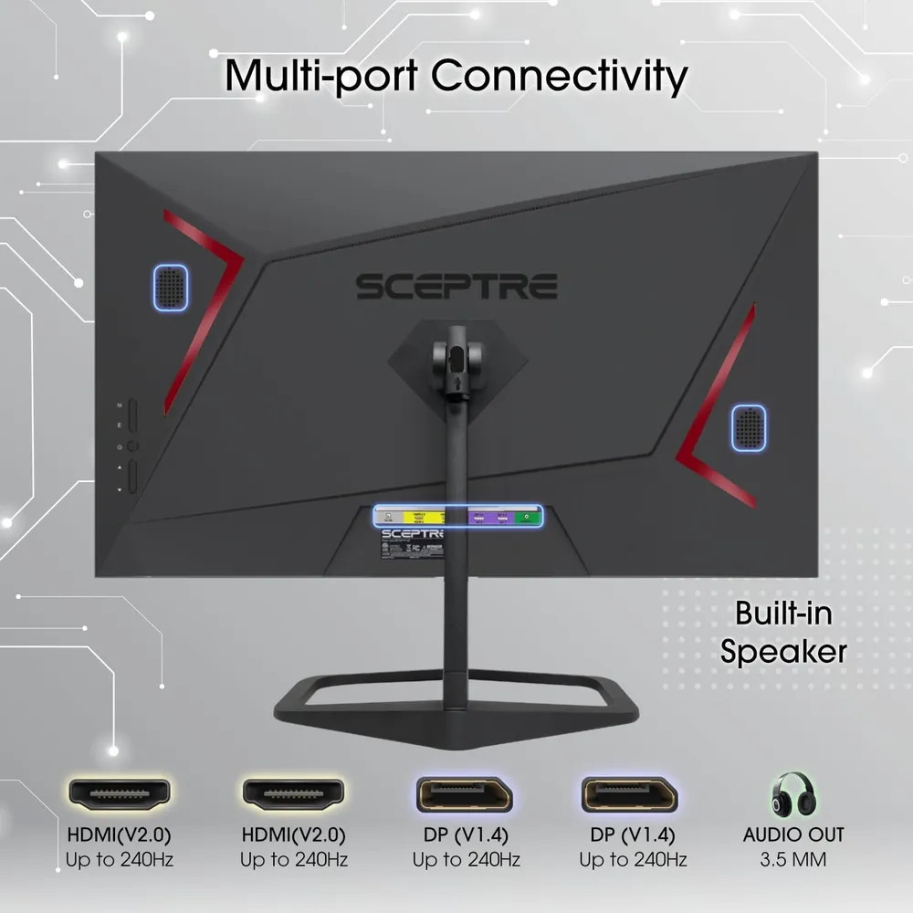 b0fddm968s_4_webp.webp Sceptre E255B-FWD240 Monitor 24.5" Full HD 240Hz