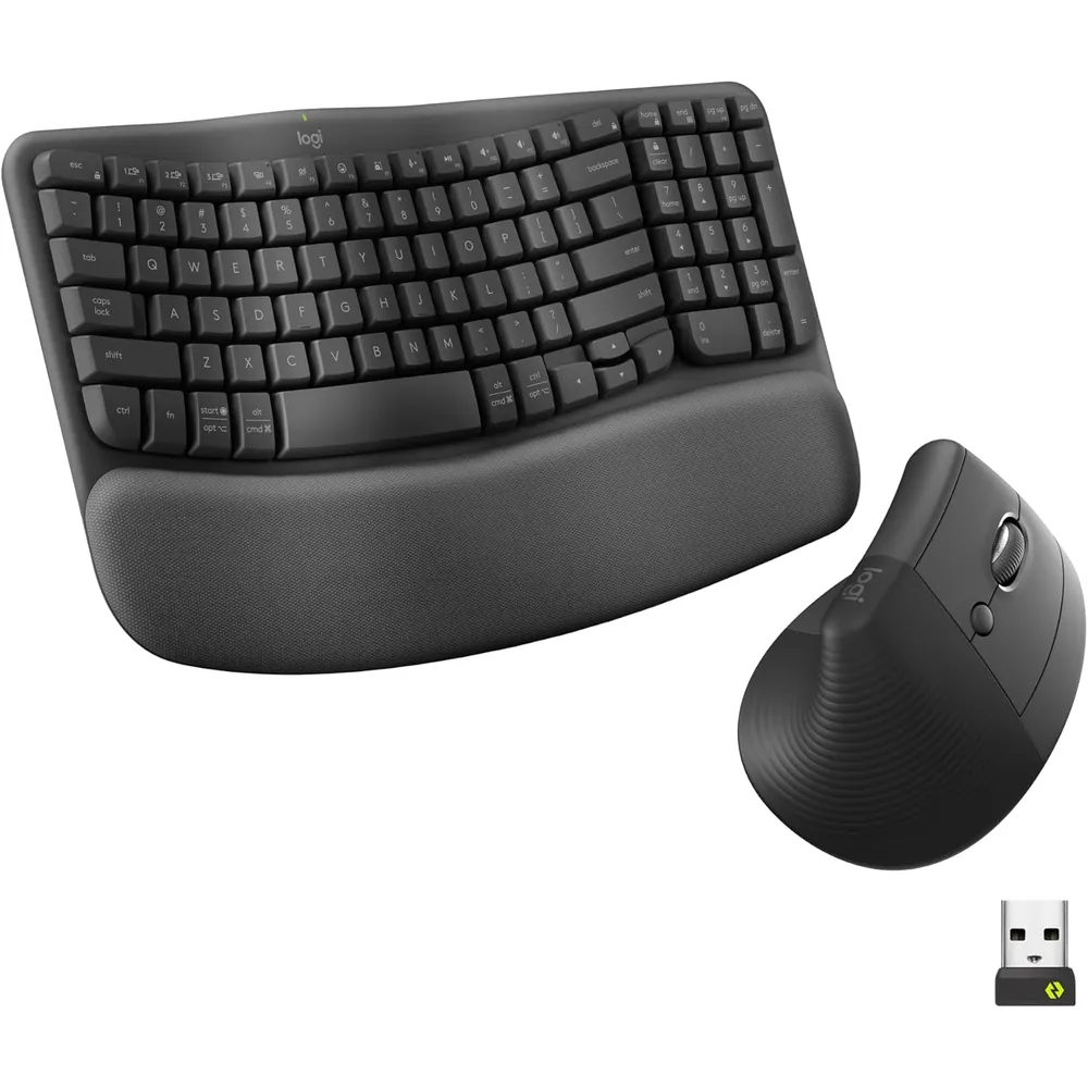 COMBO TECLADO Y MOUSE INALÁMBRICOS WAVE KEYS LOGITECH