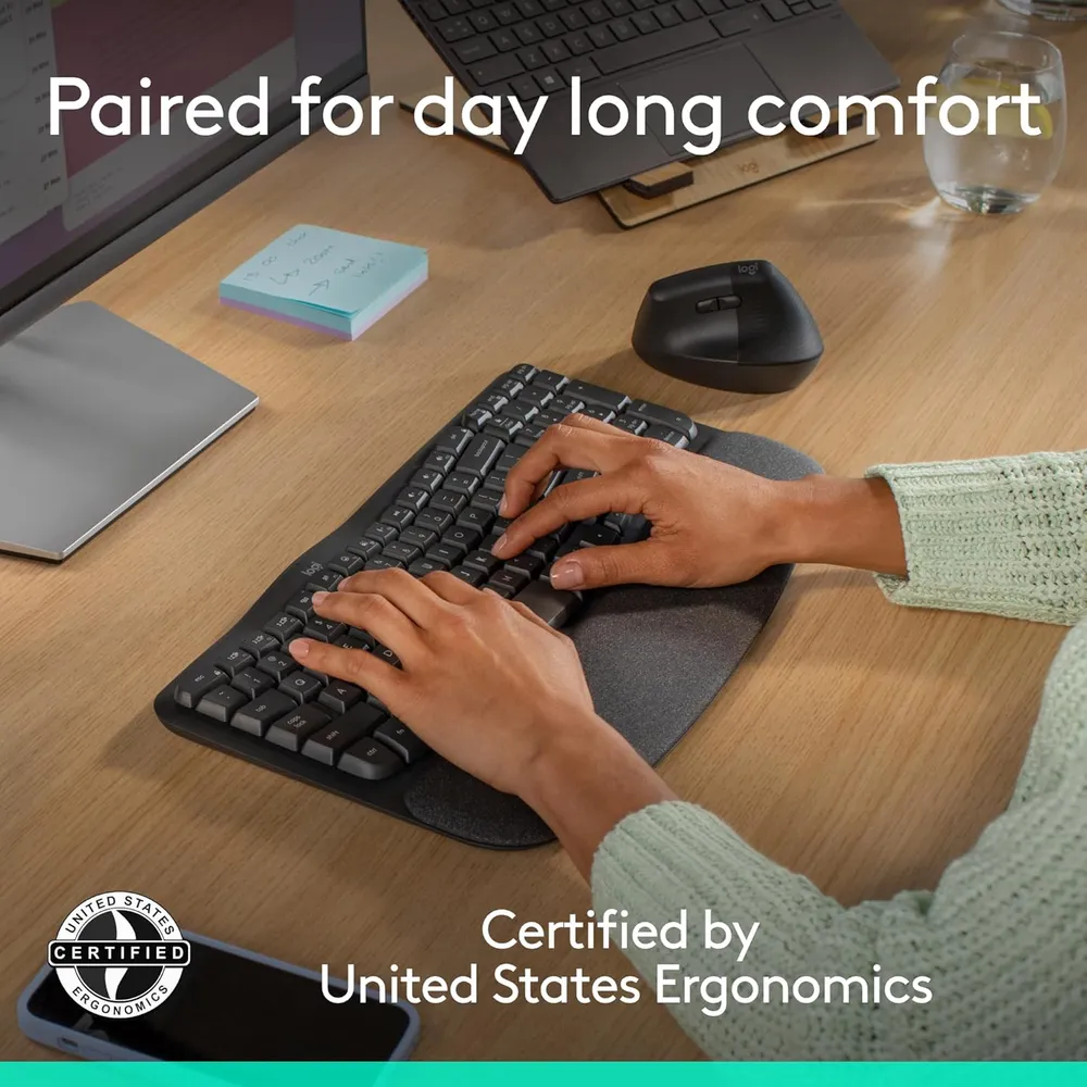 COMBO TECLADO Y MOUSE INALÁMBRICOS WAVE KEYS LOGITECH