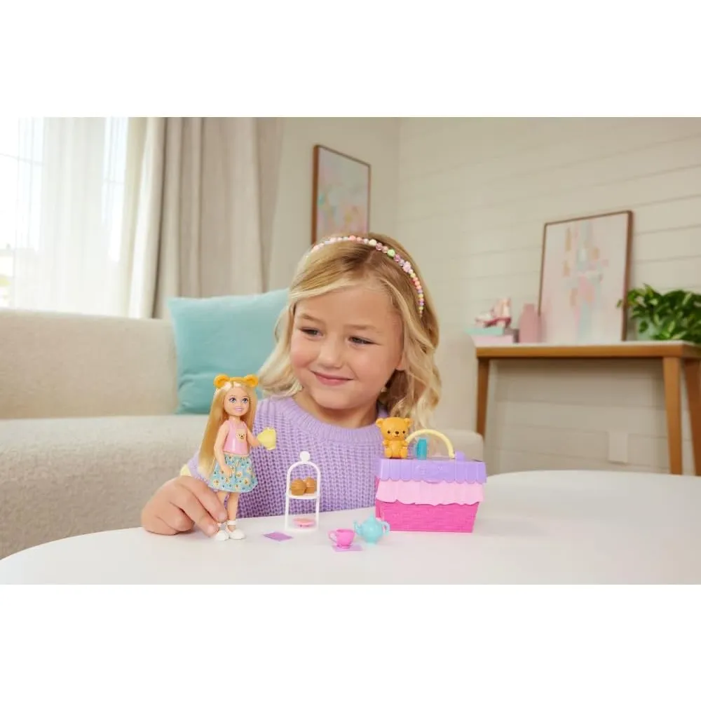 BARBIE CHELSEA TEA PARTY SET FIESTA CON ACCESORIOS