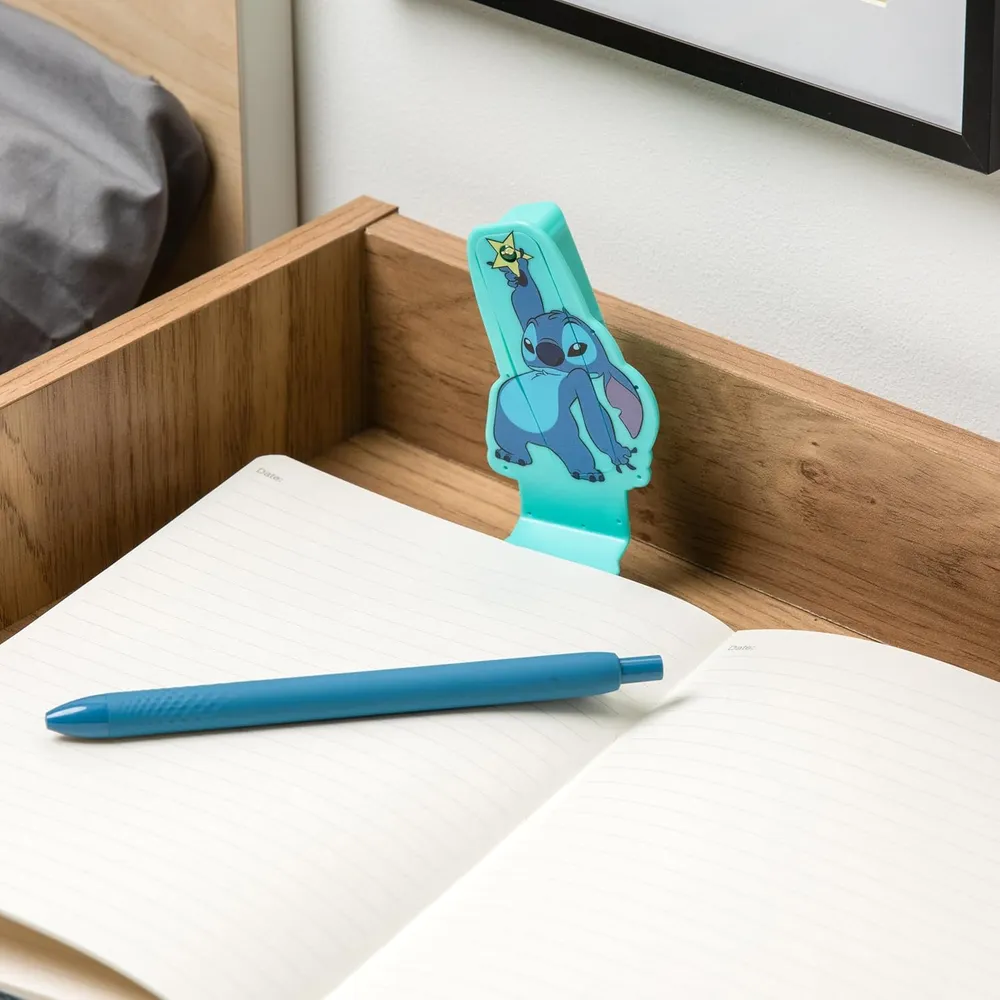 Paladone Disney Stitch, lámpara lectura LED clip Lilo & Stitch oficial
