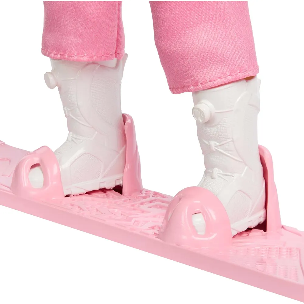 BARBIE PROFESIONES SNOWBOARD MUÑECA CON ACCESORIOS