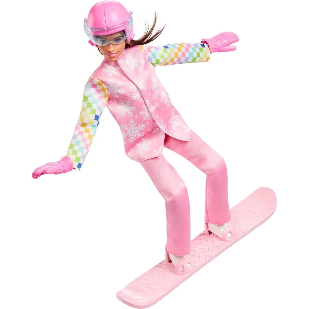 BARBIE PROFESIONES SNOWBOARD MUÑECA CON ACCESORIOS