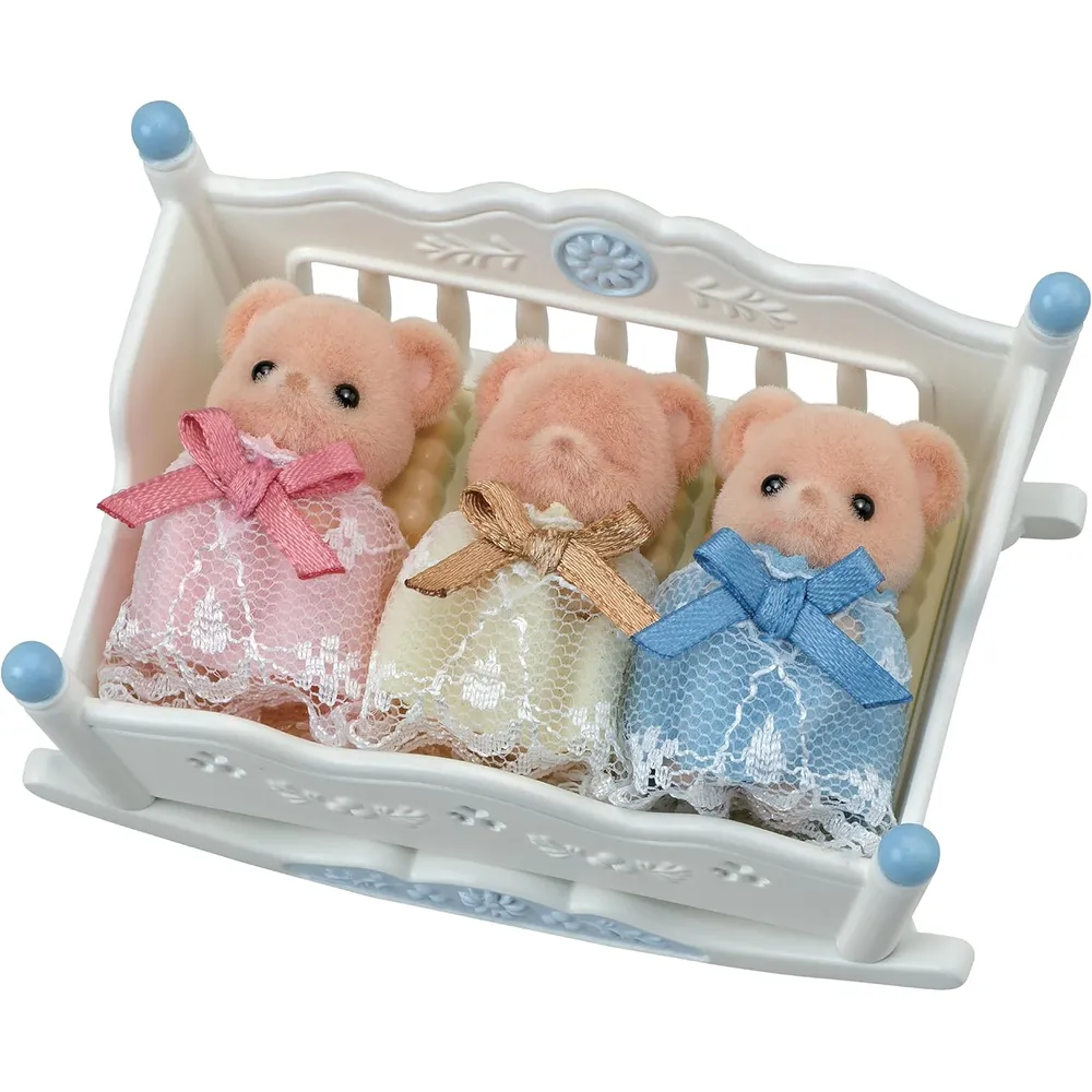 MUÑECA SYLVANIAN FAMILIES TRILLIZOS OSO GALLETA