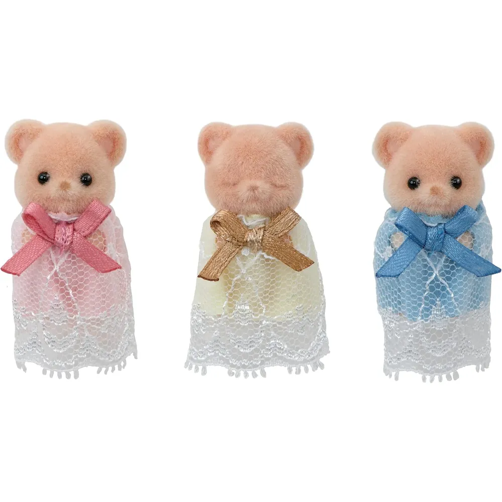 MUÑECA SYLVANIAN FAMILIES TRILLIZOS OSO GALLETA