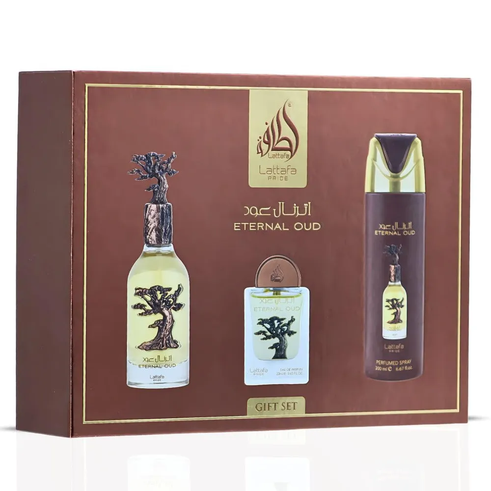 SET DE PERFUME LATTAFA PRIDE ETERNAL OUD EDP MUJER