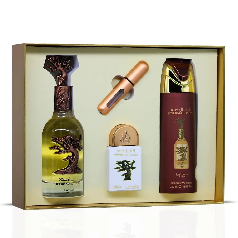 SET DE PERFUME LATTAFA PRIDE ETERNAL OUD EDP MUJER