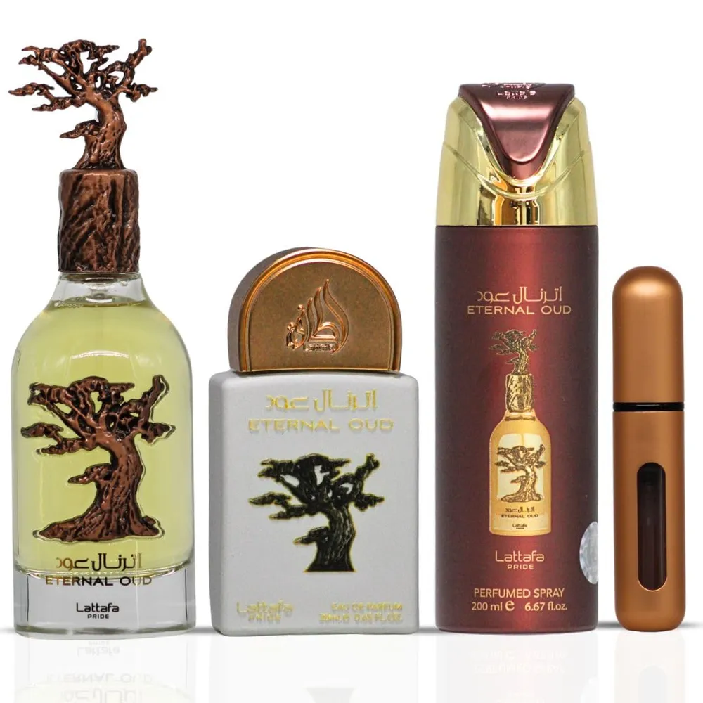 SET DE PERFUME LATTAFA PRIDE ETERNAL OUD EDP MUJER