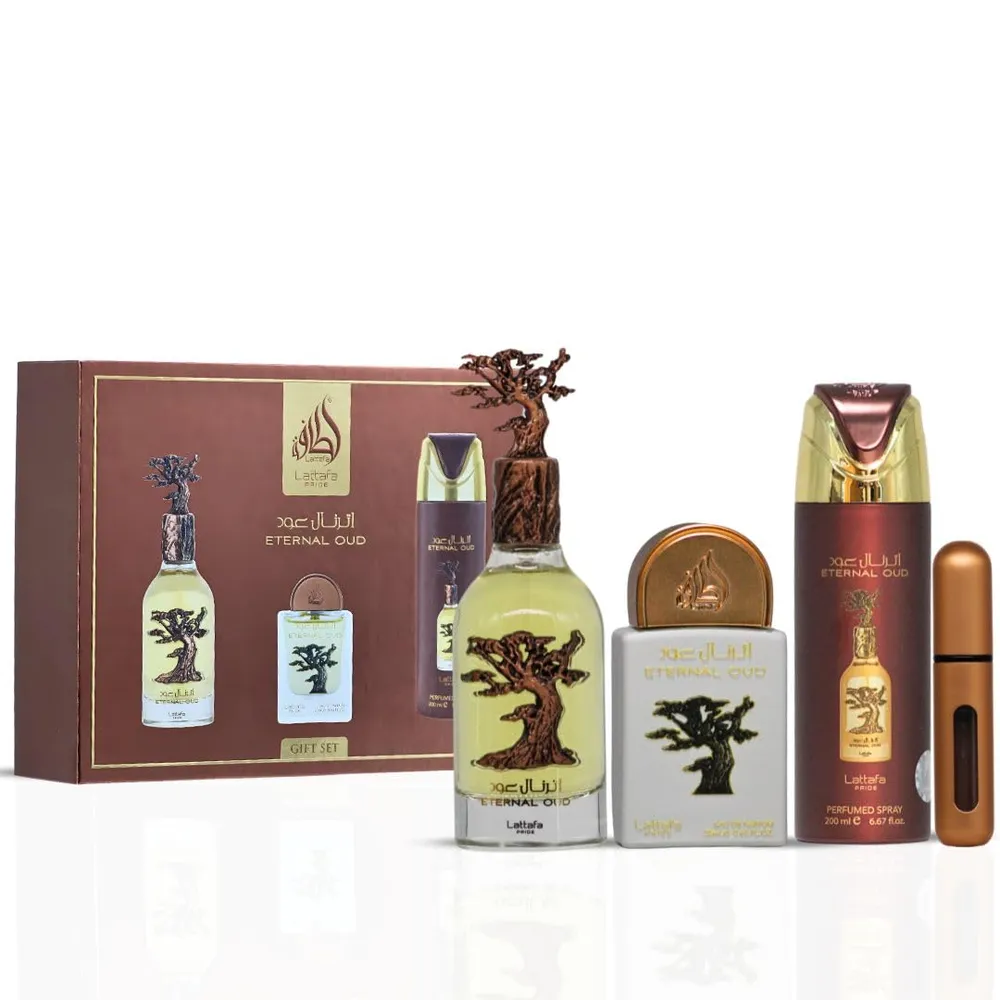 SET DE PERFUME LATTAFA PRIDE ETERNAL OUD EDP MUJER