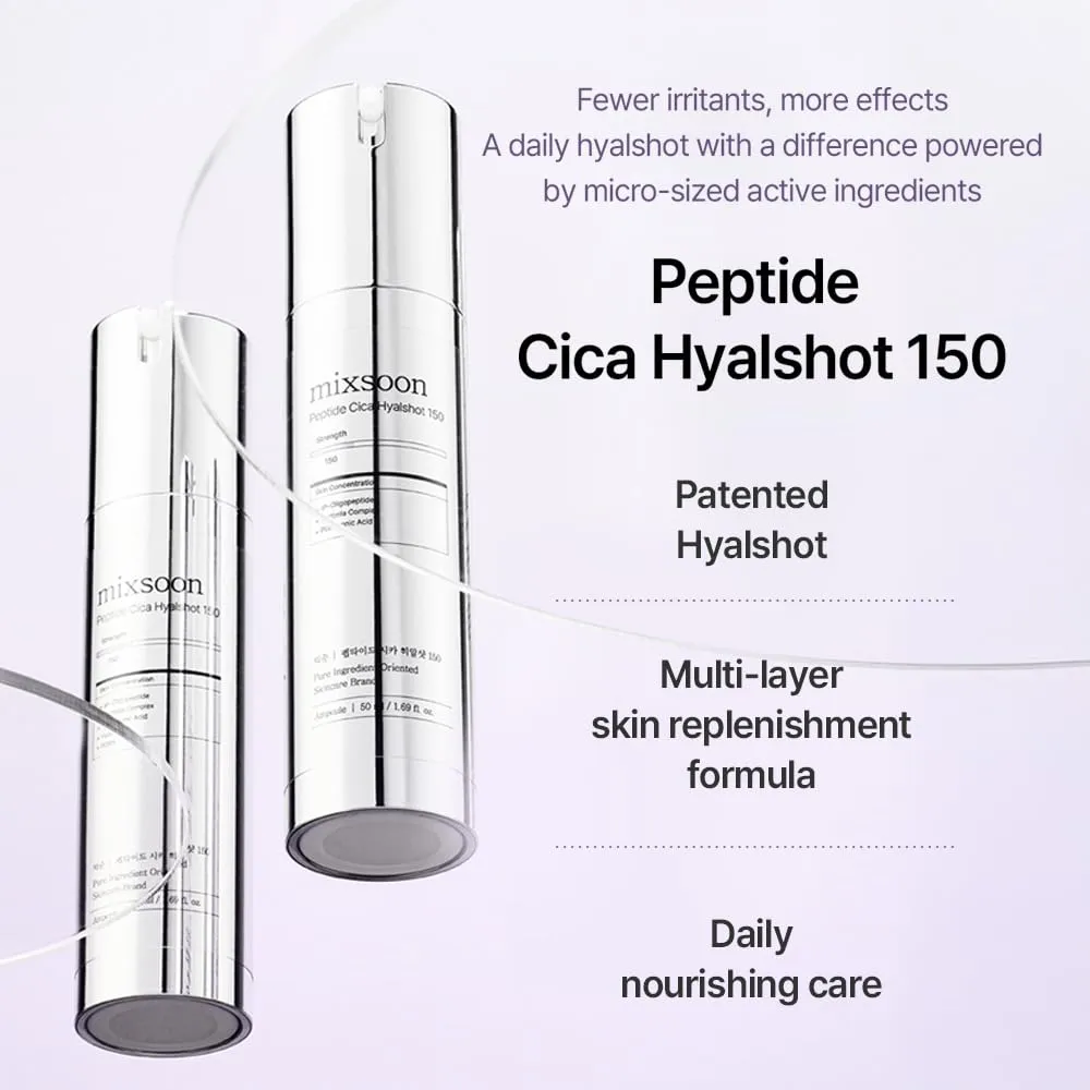 MIXSOON SUERO PEPTIDE CICA HYALSHOT 150 - 1.7 OZ / 50 ML