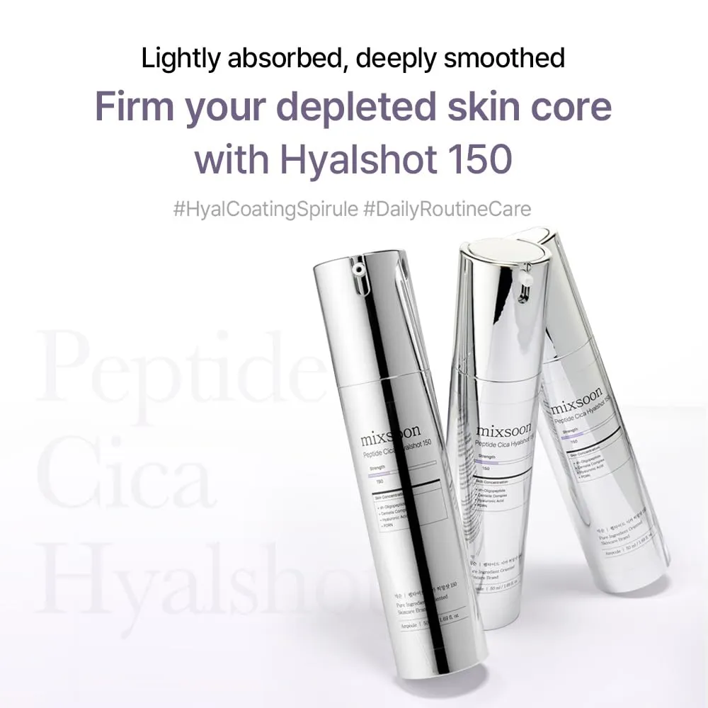 MIXSOON SUERO PEPTIDE CICA HYALSHOT 150 - 1.7 OZ / 50 ML