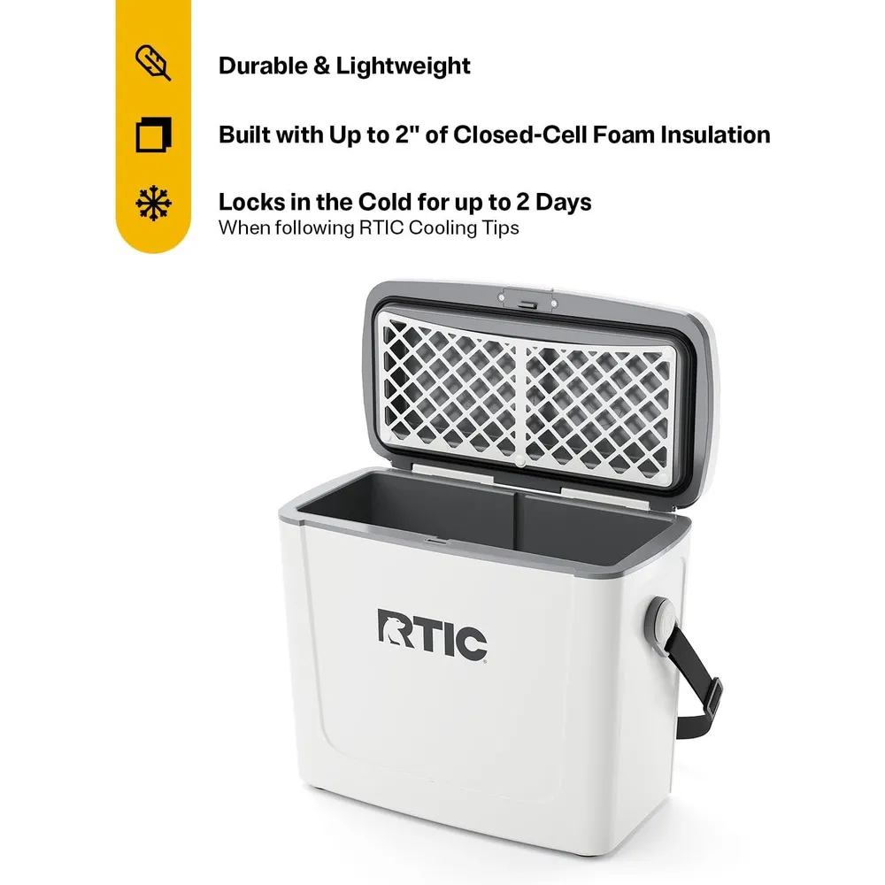 COOLER RTIC | WHITE / GREY
