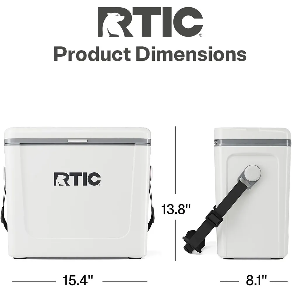 COOLER RTIC | WHITE / GREY