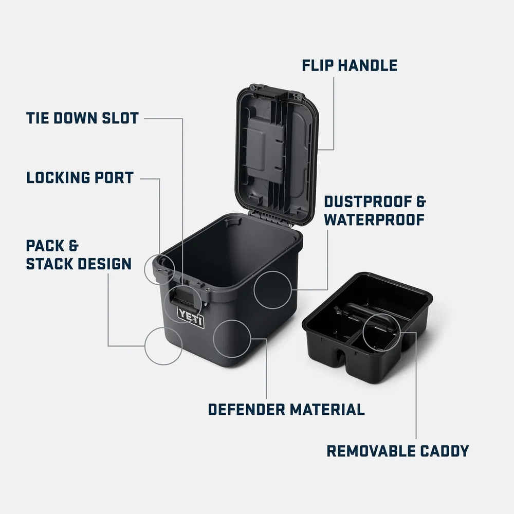 YETI Gobox 15 Caja de Herramientas Impermiable | Marrón