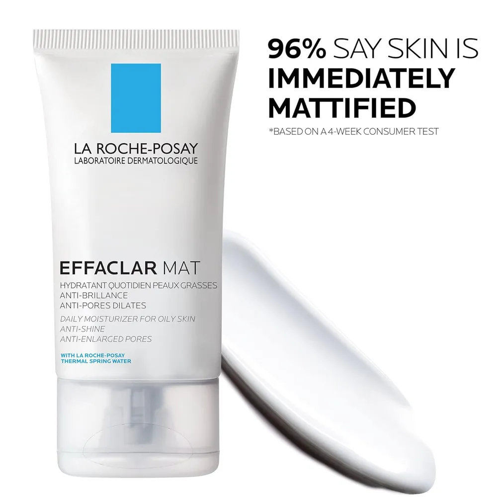PACK 2 LA ROCHE-POSAY EFFACLAR MAT CREMA HIDRATANTE MATIFICANTE 1.35 OZ / 40 ML