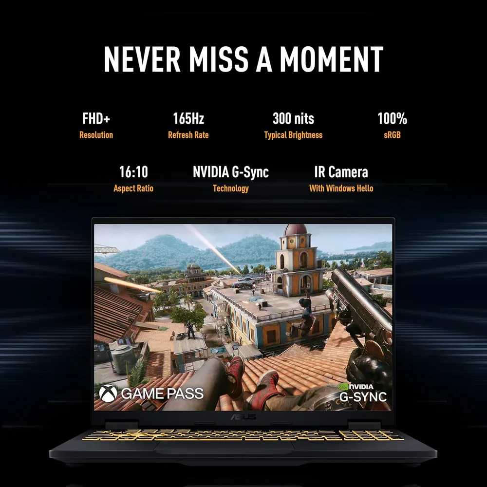 b0ffddfw47_5_webp.webp ASUS TUF Gaming F16 Laptop 16" FHD+ 165Hz i5 RTX 5050 16GB 512GB SSD | Gris (TECLADO INGLES)