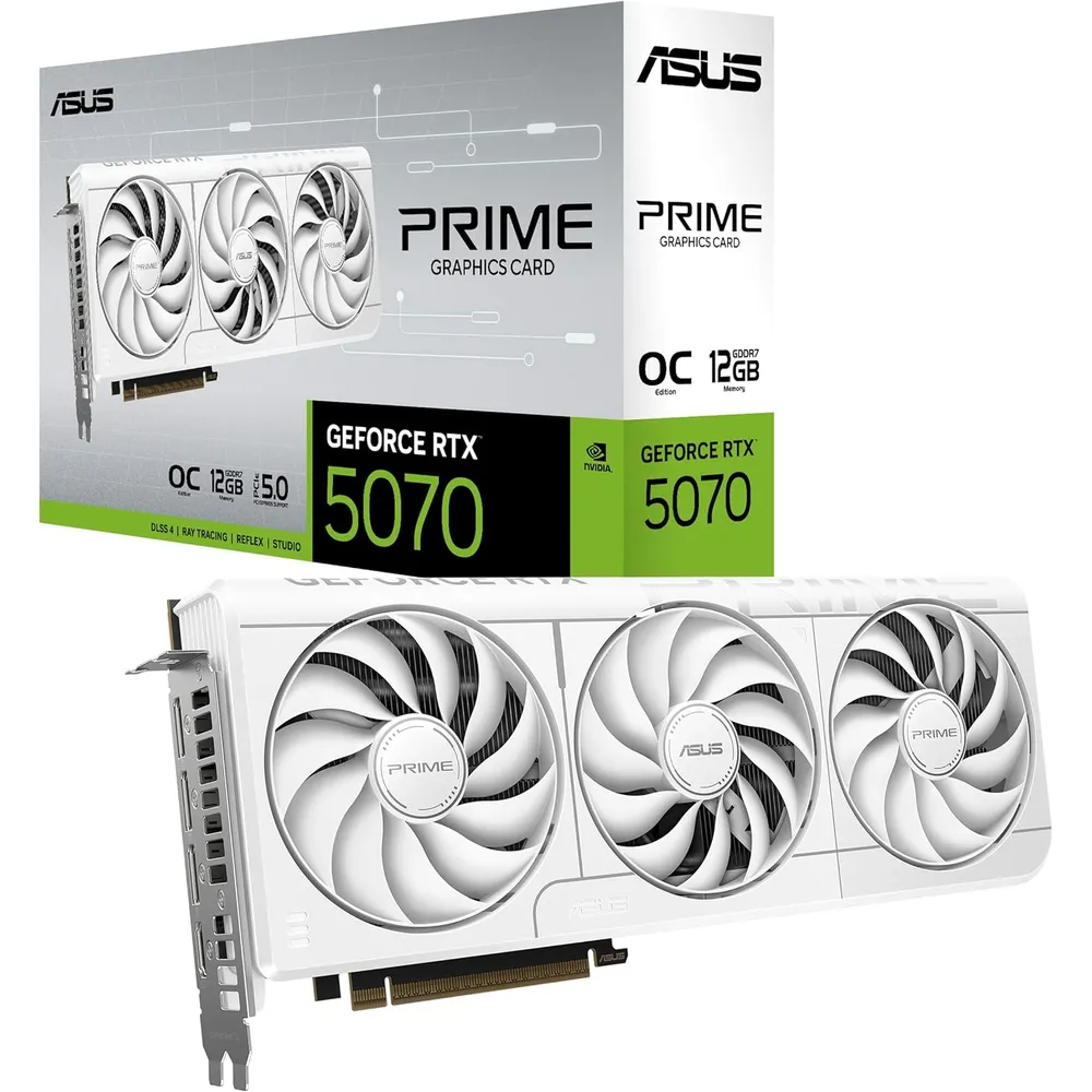 ASUS GeForce RTX 5070 Prime White 12GB OC