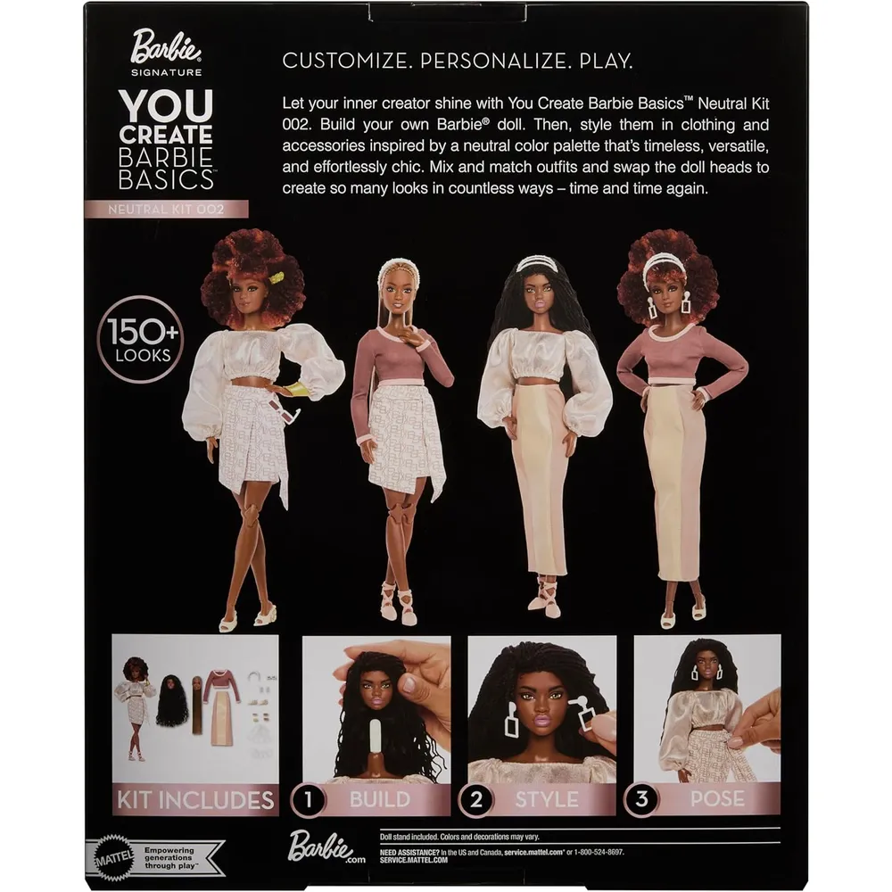 BARBIE BASICS YOU CREATE MUÑECA PERSONALIZABLE 002
