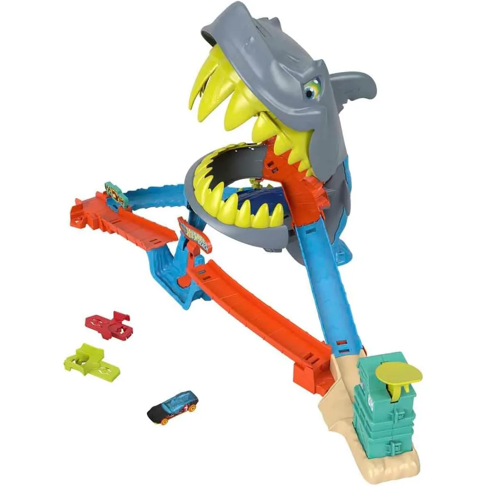 HOT WHEELS PISTA CITY SHARK CHOMP BEACH