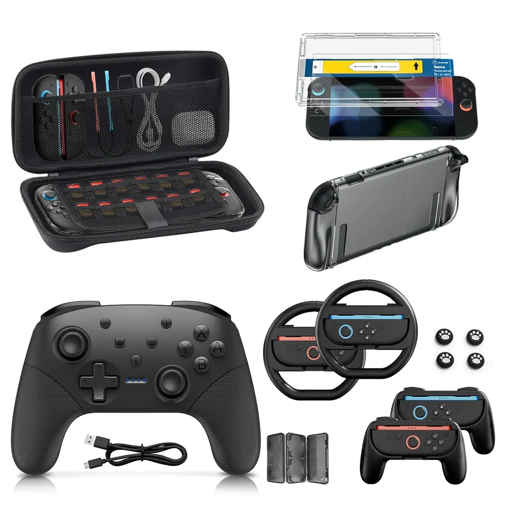 b0ffz97bp2_0_webp.webp Kit de Accesorios 16 en 1 Para Nintendo Switch 2 | Negro