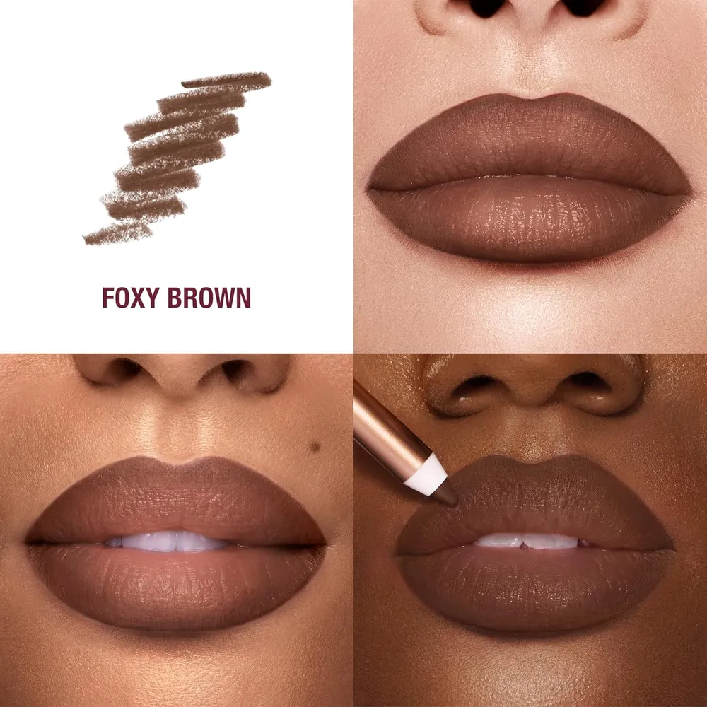 Charlotte Tilbury Lip Cheat Lápiz delineador de labios | Foxy Brown - marrón ante