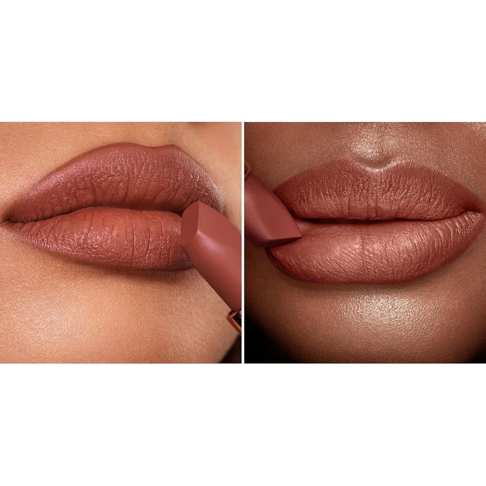 Charlotte Tilbury Revolution Lápiz labial mate | Super Fabuloso - marrón rosado intenso