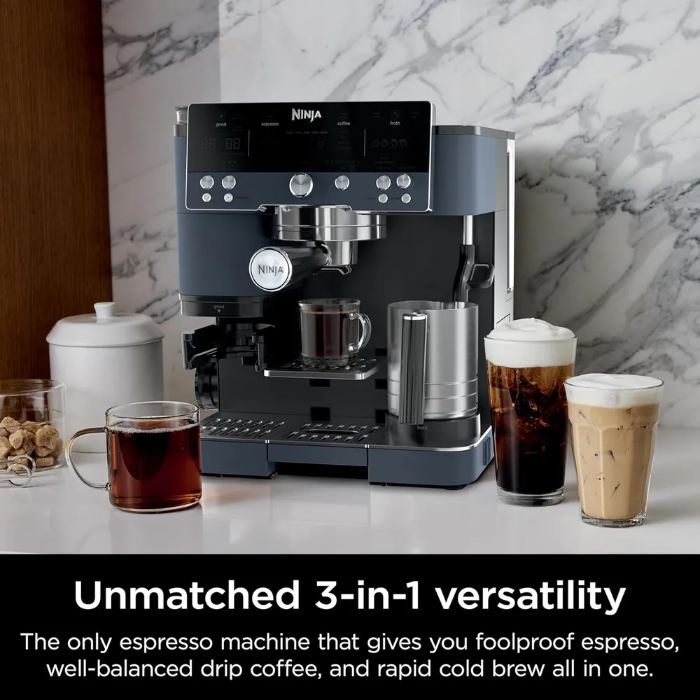 NINJA LUXE CAFÉ ES601CY, CAFETERA ESPRESSO, FILTRO Y COLD BREW | CYBERSPACE