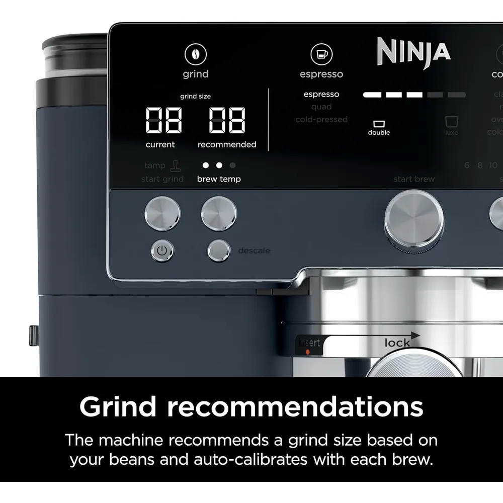 NINJA LUXE CAFÉ ES601CY, CAFETERA ESPRESSO, FILTRO Y COLD BREW | CYBERSPACE