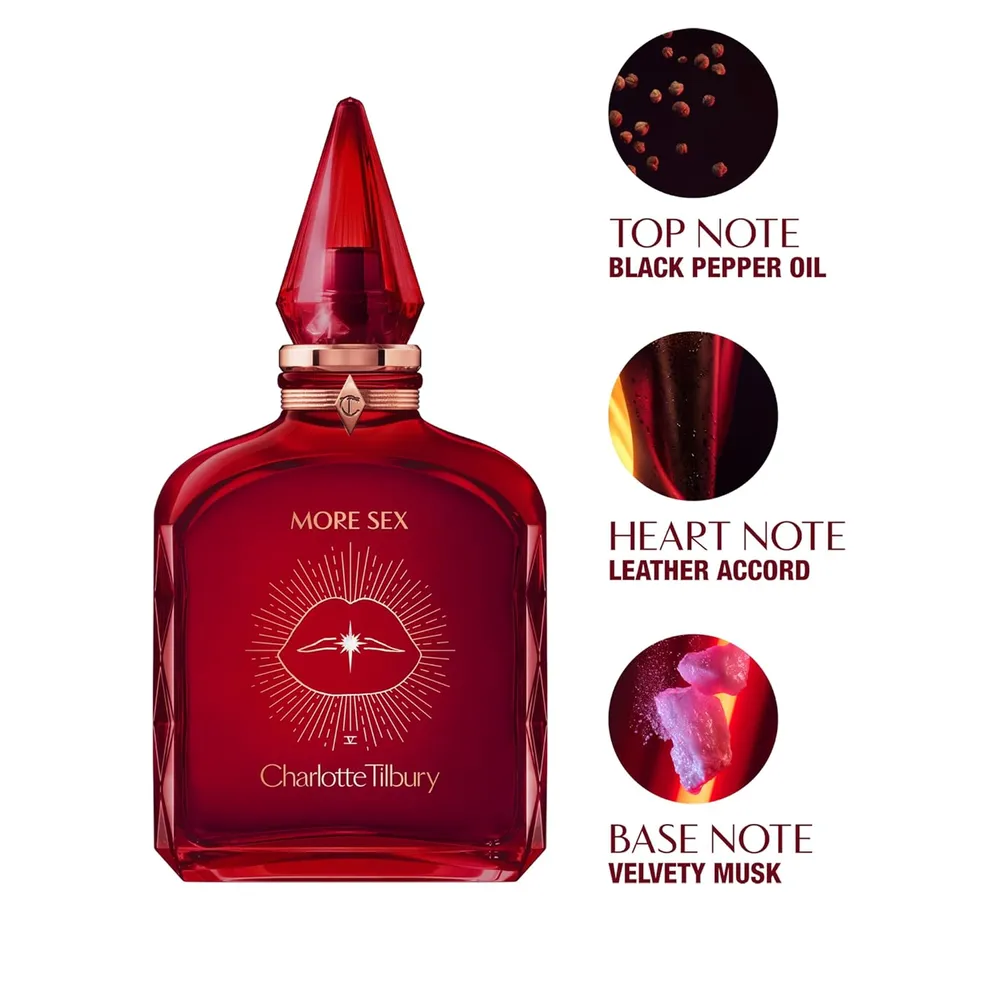 PERFUME CHARLOTTE TILBURY MORE SEX EDP 3.4 OZ / 100 ML